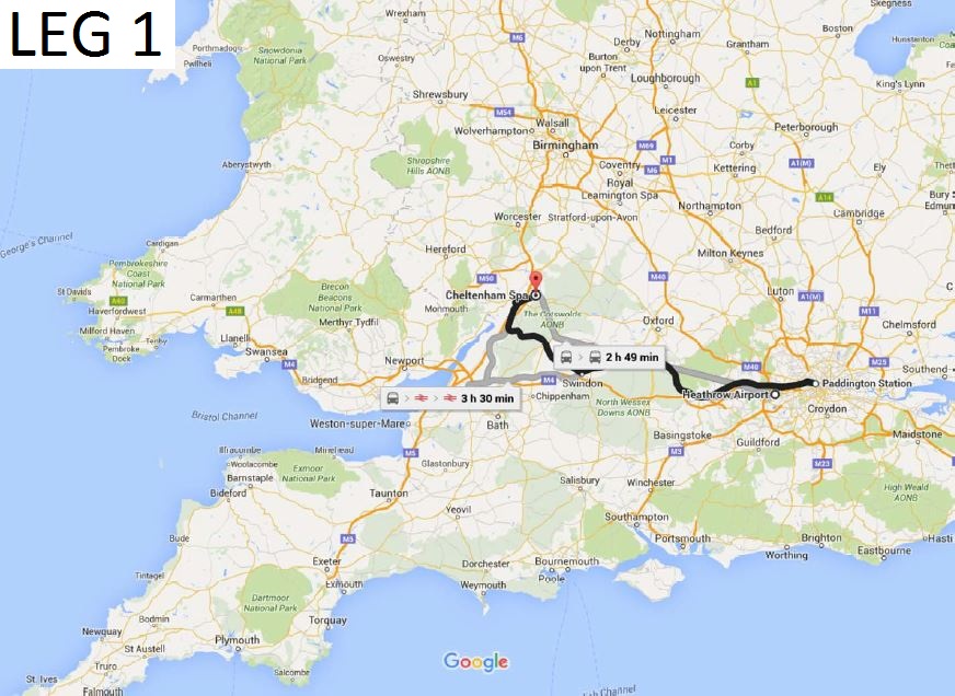 Itinerary Leg 1